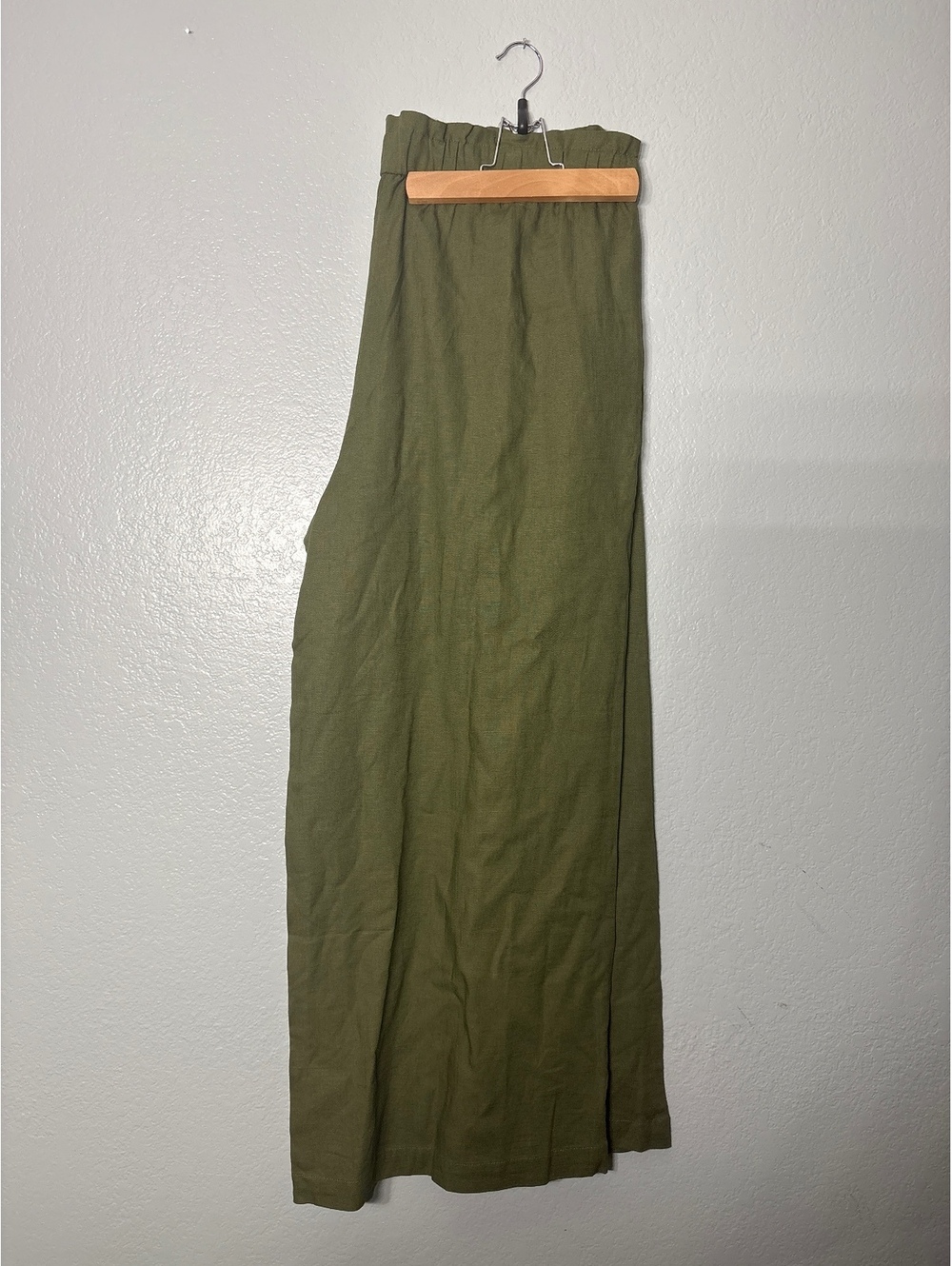 Loft linen wide leg smocked waist pants  XXLT NWT